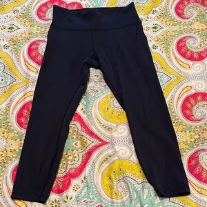 Lululemon Wonder Under 25” Black Leggings